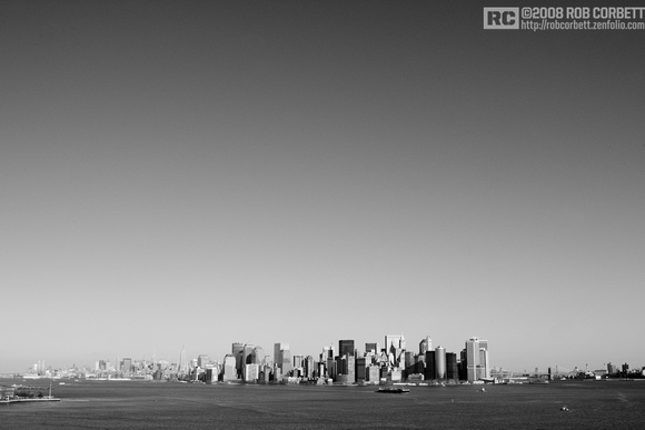 NYC Skyline B&W